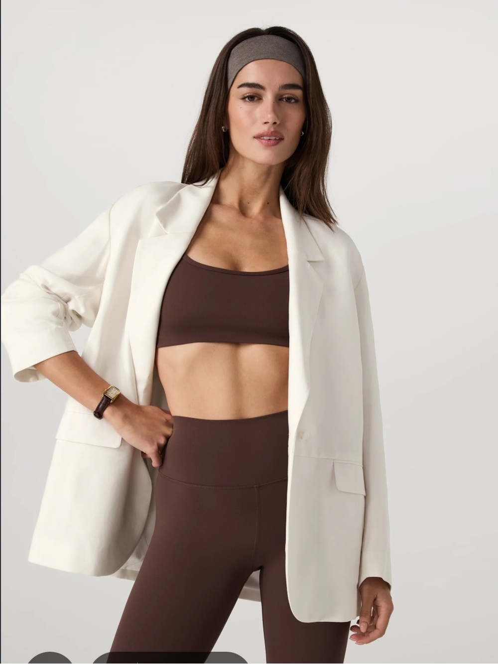 NWT vuori trestle twill blazer